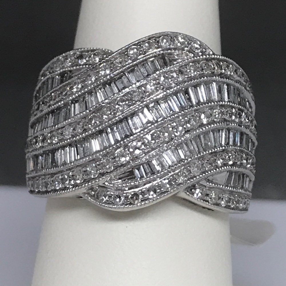 14 k white gold 1.75ct diamond